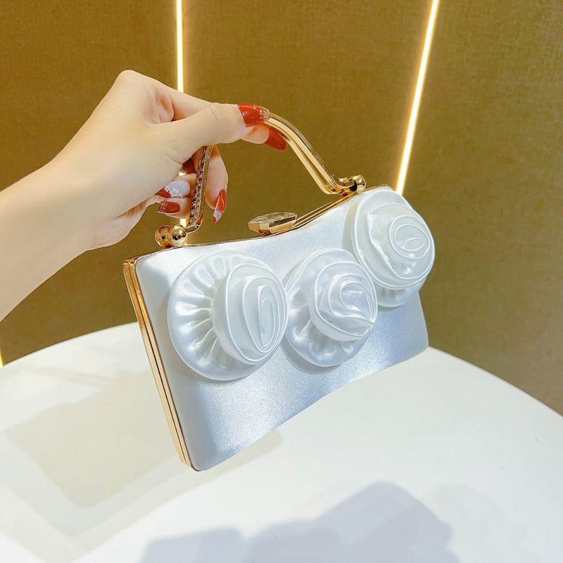 Borsa a mano con diamanti, nuova, pochette in seta, alla moda, per feste, serate, banchetti, tracolle, cena_voghion.com
