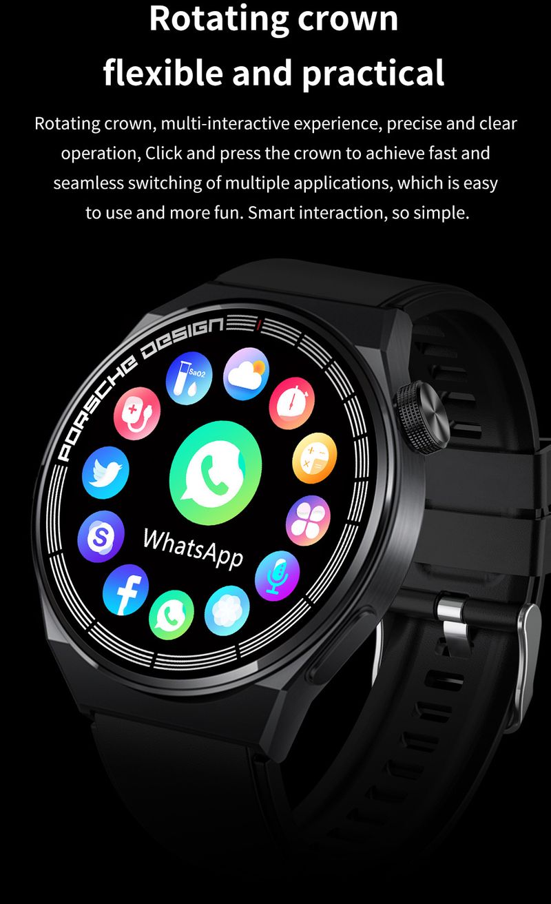 Smart Watch – Bluetooth Calls, Blood Pressure & SpO2 Monitor, Fitness Tracker With Music Playback & Waterproof Design_voghion.com
