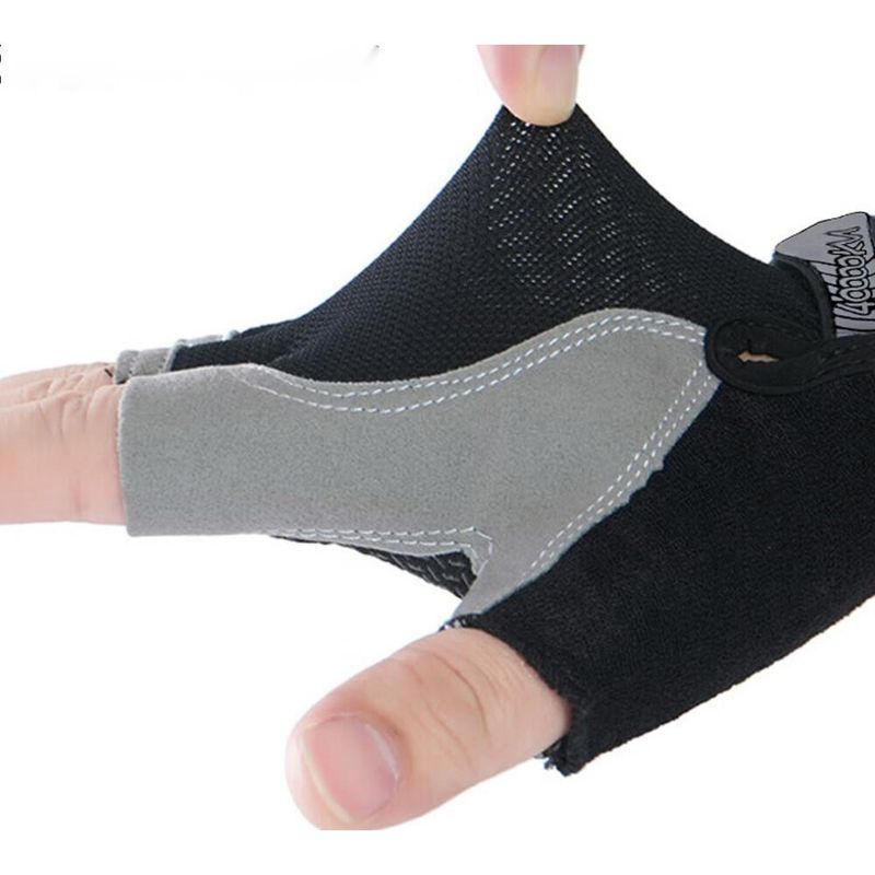 40,000 Kilometers Riding Half Finger Sports Fitness Outdoor Climbing Breathable Shock Absorption Anti Slip Sweat Gloves_voghion.com