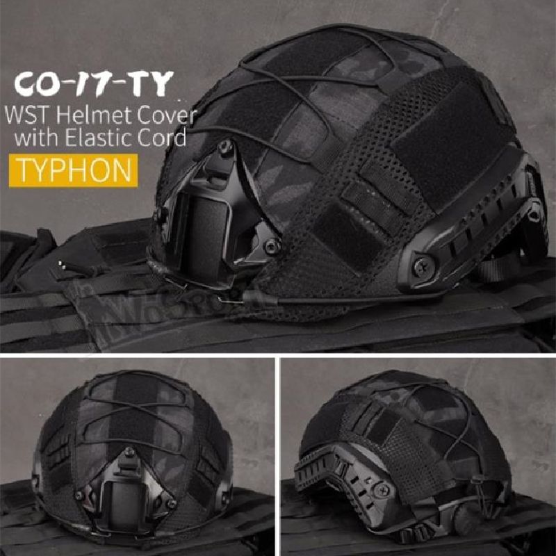 Copertura per casco da combattimento mimetica per fucile ad aria compressa, caccia militare da combattimento CS FAST PJ/BJ/MH, accessori per casco ad alto taglio, espansione_voghion.com