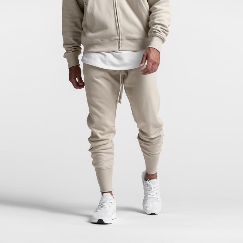 Men's Stretch Workout Joggers - Gym Running Basketball Training Pants With Elastic Cuffs (Muscle Support Breathable Fabric Multiple Colors S-3XL)_voghion.com