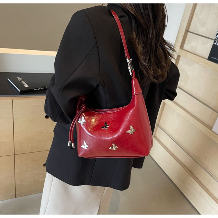 La borsa popolare di quest'anno per le donne 2024 nuova borsa a tracolla alla moda e versatile, spalla singola di alta qualità ascellare_voghion.com
