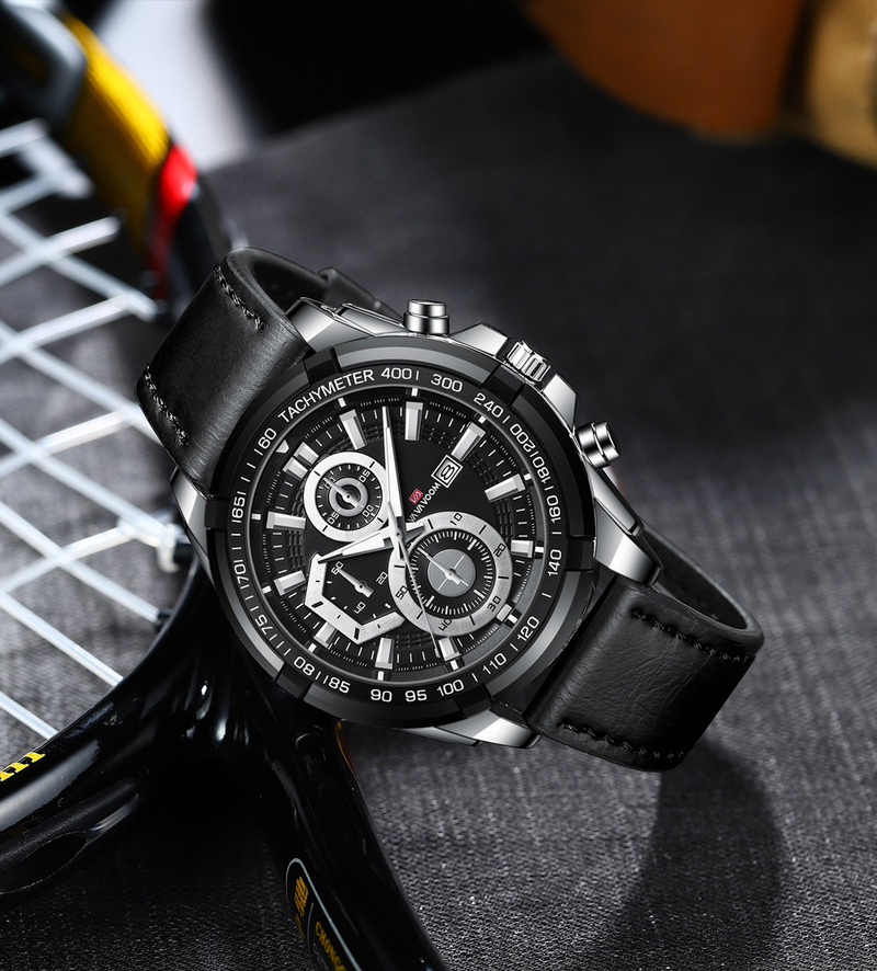 VA VA VOOM Men's Sports Watch Strap Business Calendar Student Waterproof Watch Casual Quartz Watch_voghion.com