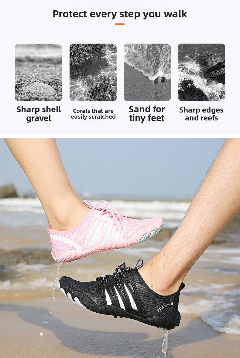Hiking Shoes Outdoor Quick-drying Wading Shoes Fitness Breathable Non-slip Beach Shoes Lightweight Swimming Shoes_voghion.com