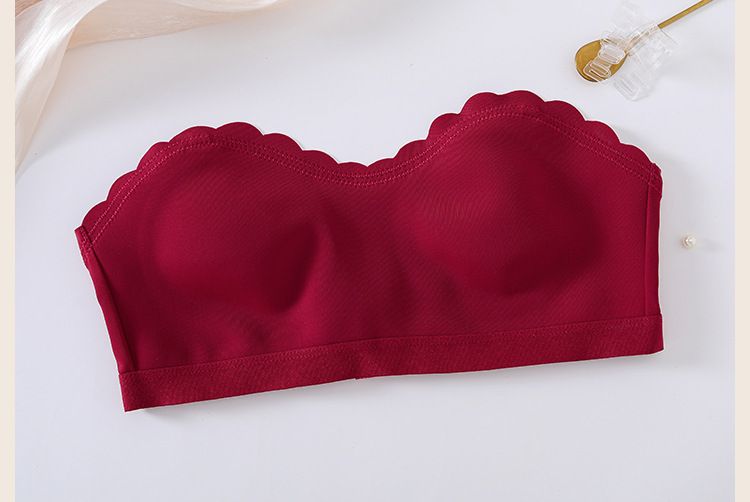Sous-vêtements et vêtements de nuit Soutien-gorge sans bretelles antidérapant pour femme avec boucles dans le dos_voghion.com