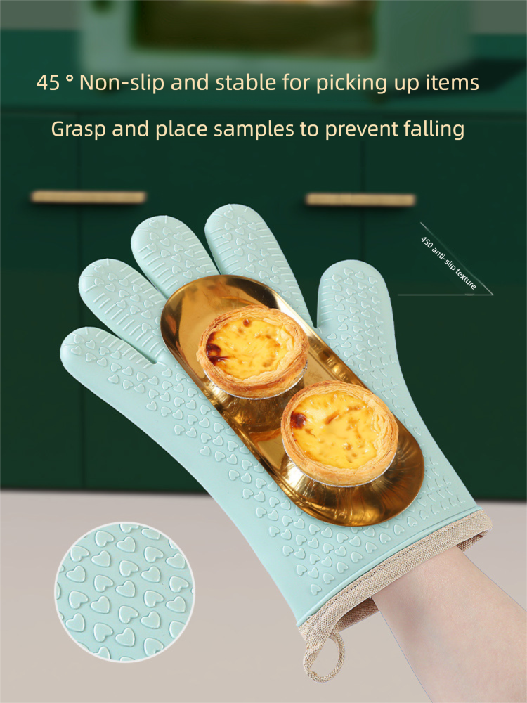 Luvas térmicas isoladas de silicone espessado, especiais para cozinha, resistentes a altas temperaturas, antiderrapantes e antiaquecimento para forno de micro-ondas_voghion.com