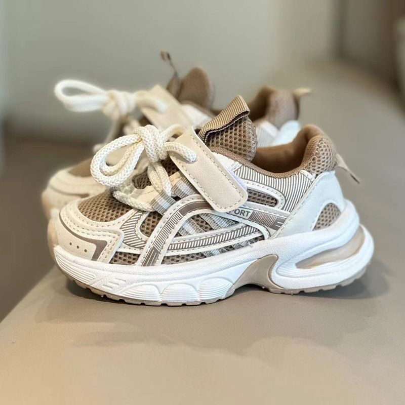 2025 Spring And Autumn New Children's Sports Boys' Breathable Mesh Girls' Baby Shoes, Dad's Shoes_voghion.com