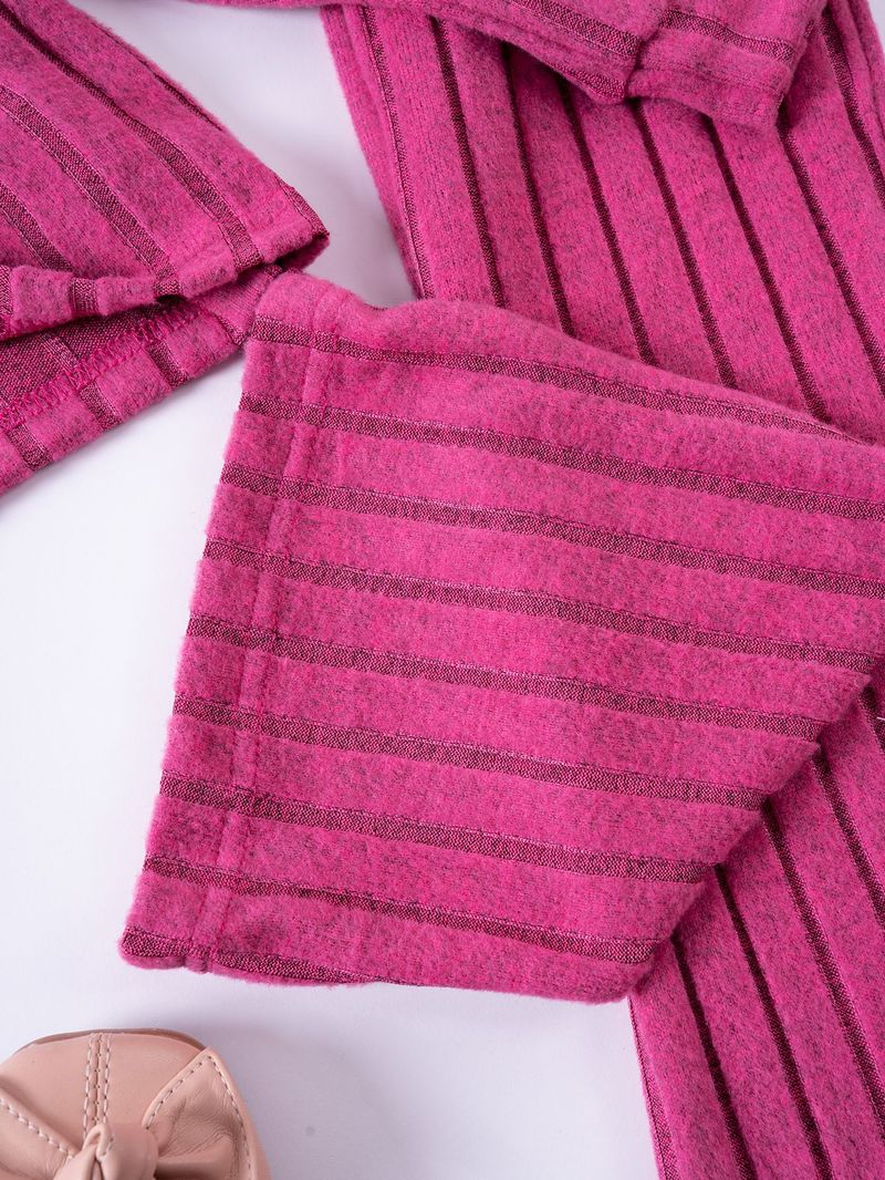 Beliebte Mädchen Frühling und Herbst Anzug Kapuzenpullover Weich Hautfreundlich Herbst und Winter Langarm Einfarbig Hose Casual_voghion.com