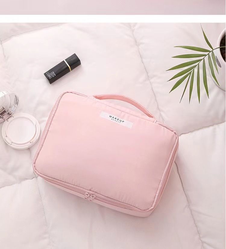 Bolsos de mujer Bolsa de viaje para cosméticos Bolsa de almacenamiento de cosméticos de gran valor Caja portátil de gran capacidad Bolsa de almacenamiento de brochas de maquillaje Impermeable_voghion.com