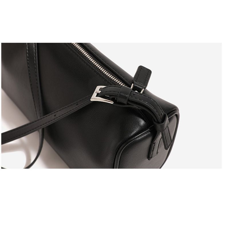 Borsa a tracolla mini a doppio uso con tracolla a mano in pelle bovina con strato superiore_voghion.com