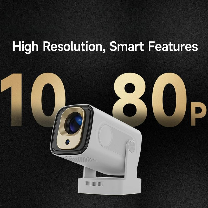 HY260 Projector Auto Focus 4K Native 1080P 330ANSI Android11 5W Speaker Air Mouse Voice Assistant Upgrated HY300_voghion.com