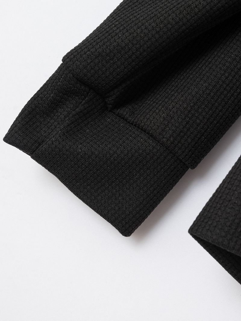 2024 bovenkleding lente jeugd wafel zak met ritssluiting en flip kraag slim fit vest herenjas_voghion.com