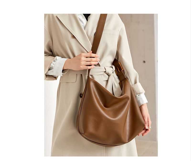 Borsa tote, nuovo arrivo, borsa casual da pendolare in morbida pelle di alta qualità, borsa a tracolla retrò alla moda per le donne._voghion.com
