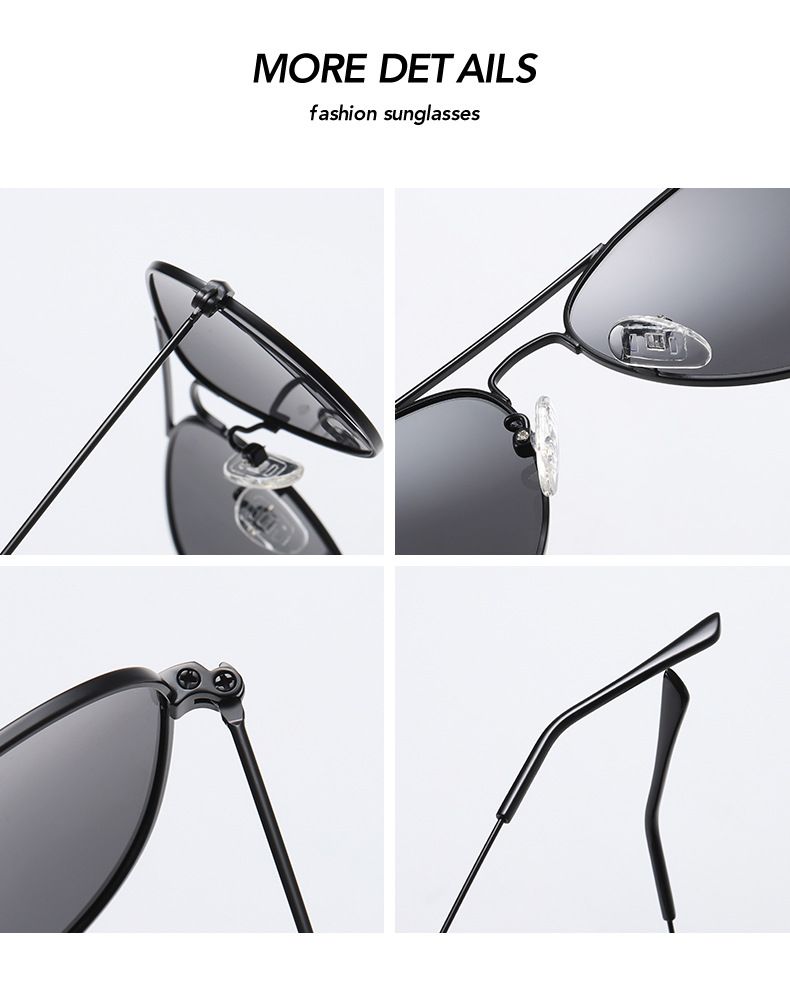 Occhiali da sole polarizzati unisex Vintage Toad in metallo Occhiali da sole polarizzati per bambini Ragazzi e ragazze condividono gli occhiali genitore-figlio_voghion.com