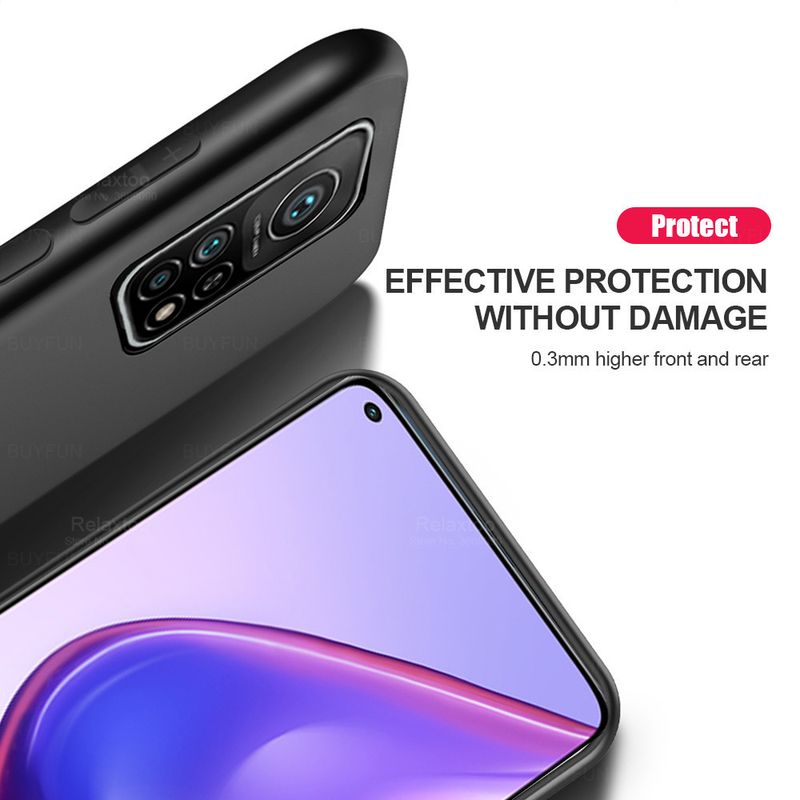 Capa de silicone macia fosca para Xiaomi MI 10T Pro Capa de telefone no Mi 10t Mi 10 T Pro Xiomi 10tpro Car_voghion.com