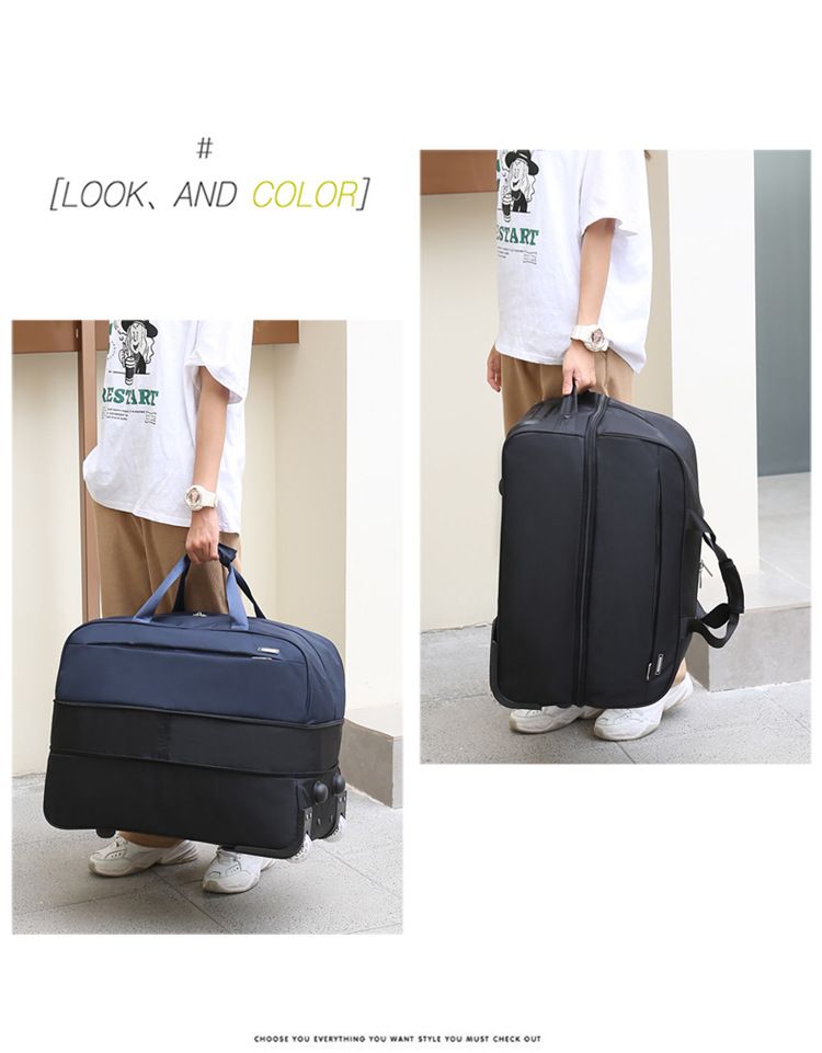 Bolsa Oxford para sujetador y barra, de gran capacidad, con capacidad para varias capas, ideal para viajes, para hombres._voghion.com