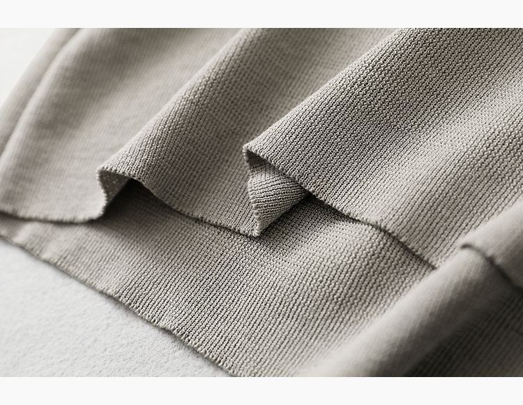 Women's Clothing Five Point Sleeve Knitted Top Simple Casual Pants Suit Summer Simple Atmospheric Suit_voghion.com