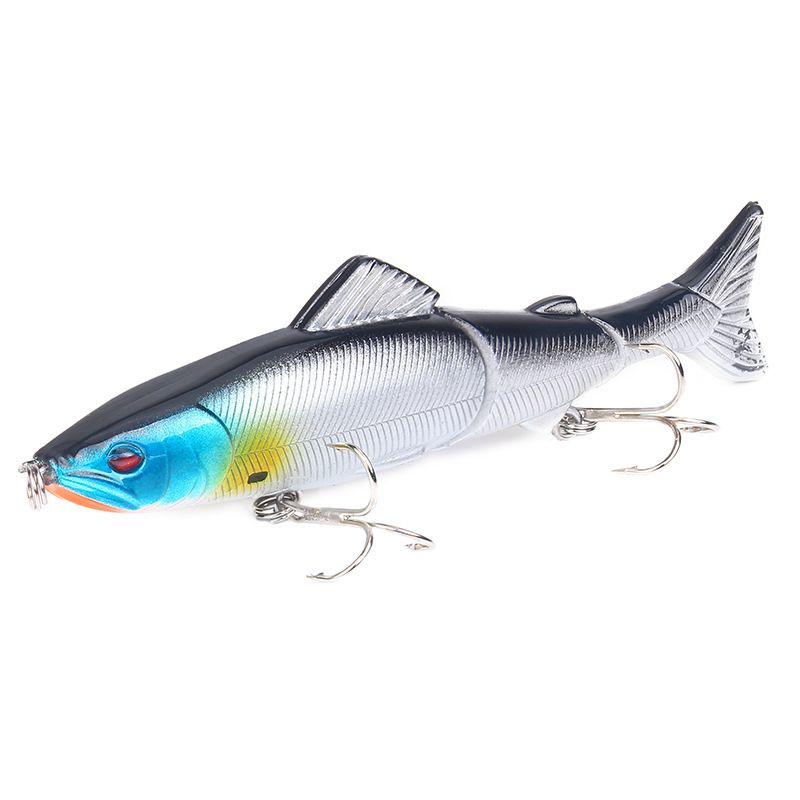Esca artificiale simulata per pesciolini, esca a tre sezioni, 18 g/13 cm, esca simulata, esca dura, attrezzatura da pesca._voghion.com