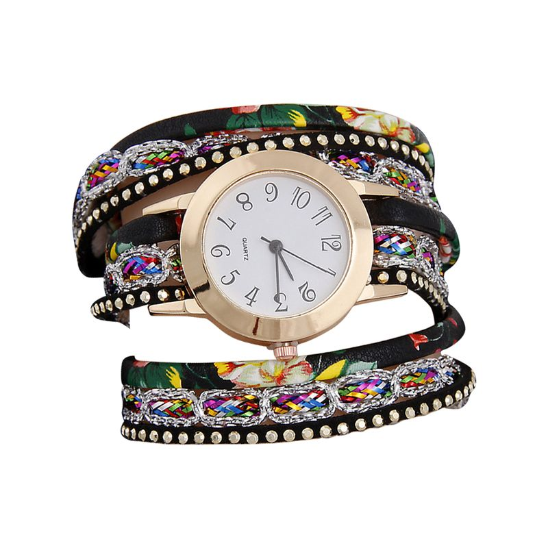 Yamaleri eksootilise käevõru dekoratiivne kena välimusega mitmekihiline kvartskell igapäevaeluks_voghion.com