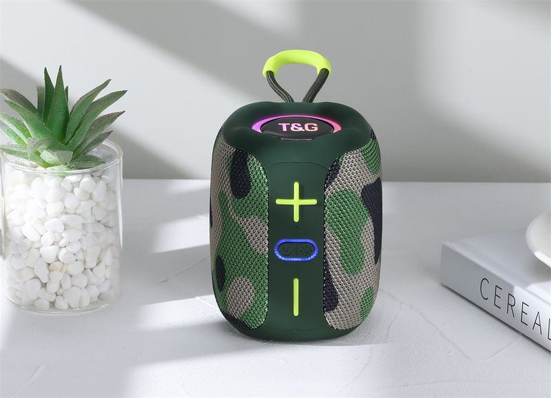 TG658 Bluetooth Tragbarer Outdoor-Handheld-Mini-Lautsprecher TWS mit Licht Neues kreatives Geschenk_voghion.com