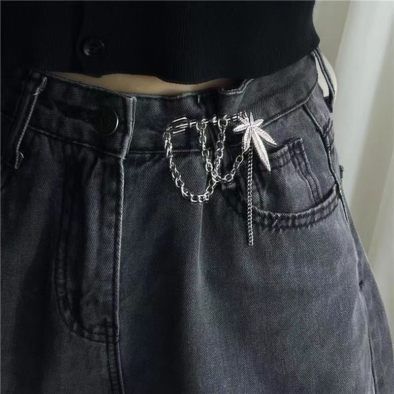 Spilla a farfalla per donna, versatile riduttore per cintura, strumento di serraggio, fibbia per cintura semplice Ins Fashion per abiti_voghion.com