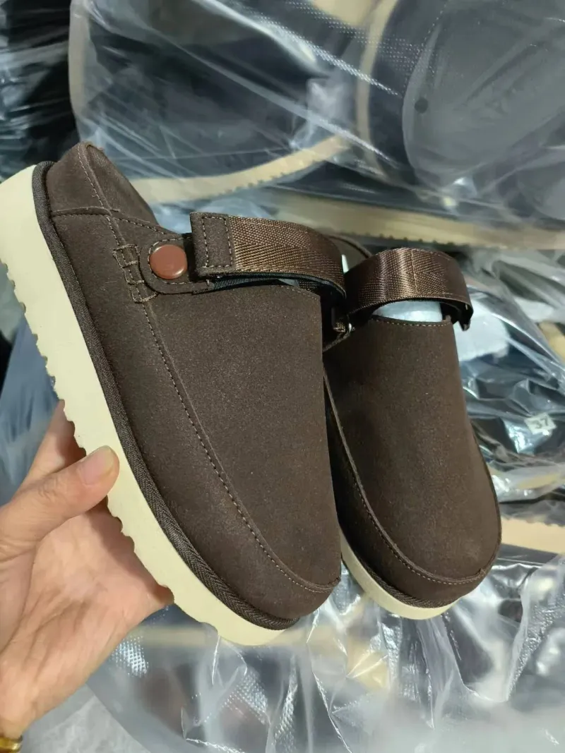 Pantuflas de plataforma peludas para mujer, planas, de felpa, para estar en casa, zapatos de invierno de diseño elegante para mujer, calzado casual elegante para el hogar, talla grande_voghion.com