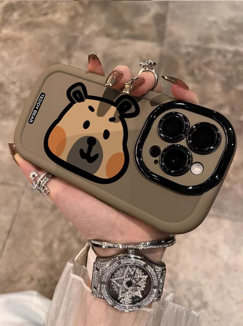 TechGlobe Squirrel Avatar compatibile con la custodia per telefono 17 Pro Max per iPhone 13/14, copertura completa, 12 cartoni animati creativi antiurto_voghion.com