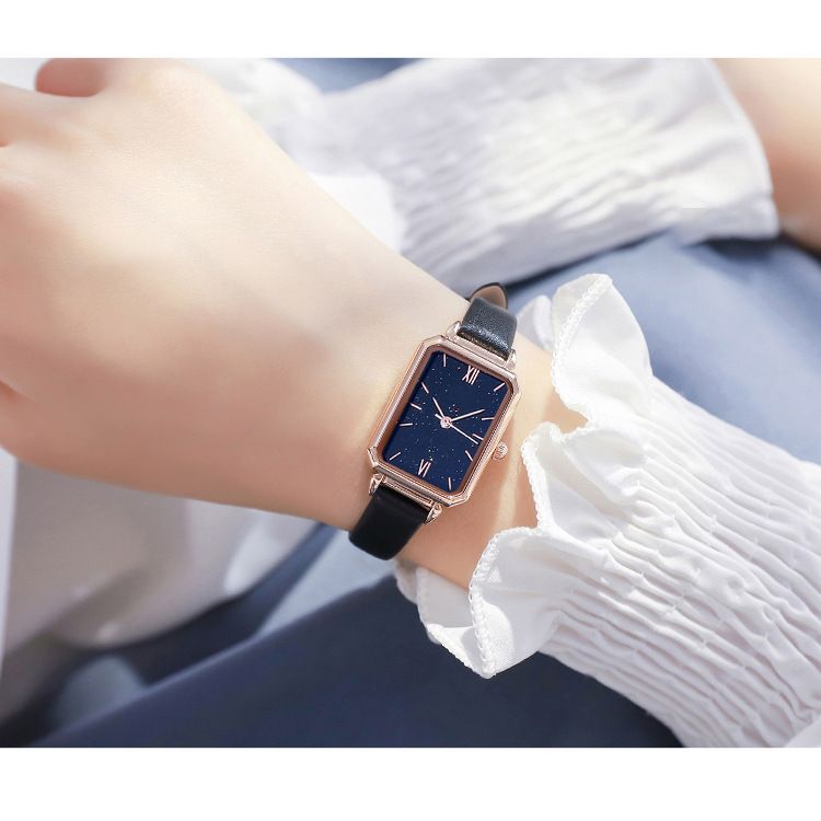 Women's Watch, Temperament, Trend, Retro, Elegant, Simple, Fashionable, Square, High Value, Advanced Retro Small Square Watch_voghion.com