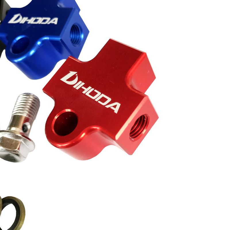 Hydraulic Hose Pipe Coupg Fitting Tee Connector 3way Adapter For Motorcycle Dirt Pit Bike ATV Brake System_voghion.com