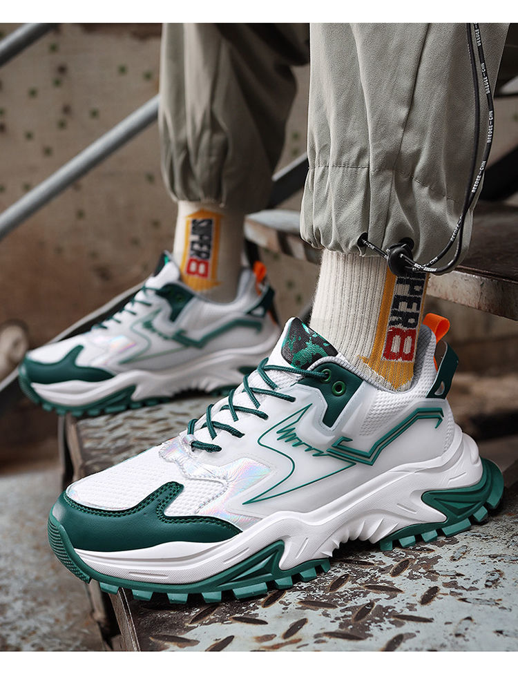 2024 Frühling Mesh Atmungsaktive Sport Mode Trend Running Dual Herrenschuhe_voghion.com