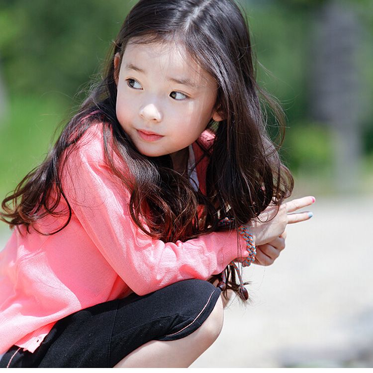 Rayon Medium And Large Children's Air Conditioning Shirt Summer Coat Top_voghion.com