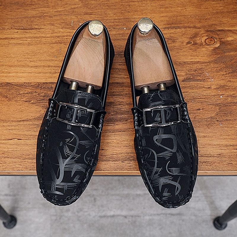 SHLIANG Herren Freizeitschuhe Marke Fashion Loafers Spaltleder Mokassins Bequeme atmungsaktive Slip-On Bootsschuhe SB089_voghion.com