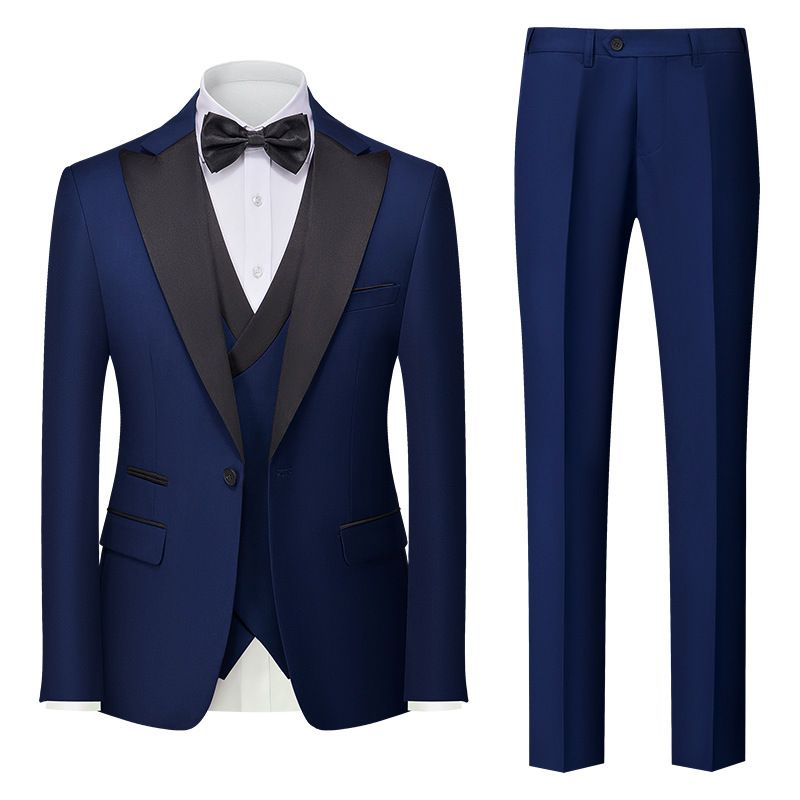 CT New Three-Piece Men's Double-Slit Formal Suit Set_voghion.com