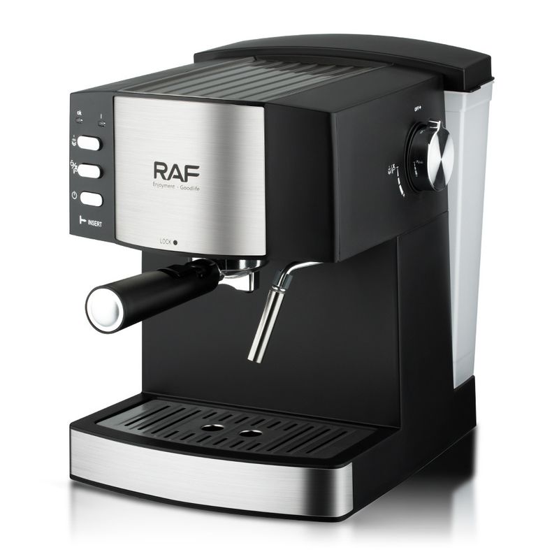 RAF koffiezetapparaat voor thuisgebruik, EU-norm, kleine semi-automatische hogedruk stoommelkopschuimer voor kantoorgebruik_voghion.com