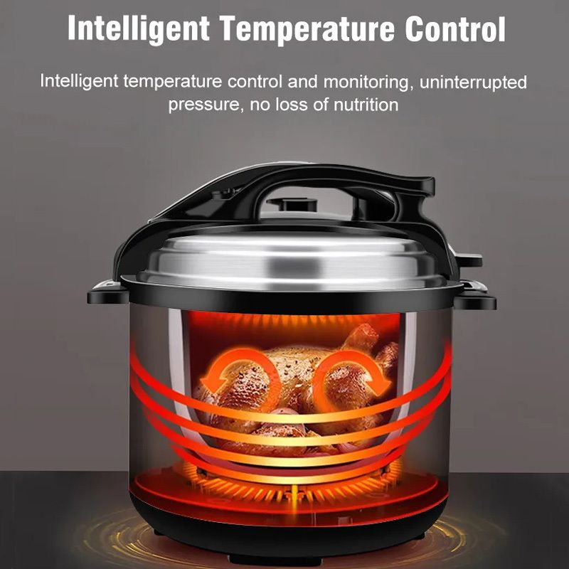 Pentola a pressione elettrica multifunzione Riso Carne Zuppa Cottura Prenotazione intelligente Pentola da cucina antiaderente per 110v 220v_voghion.com