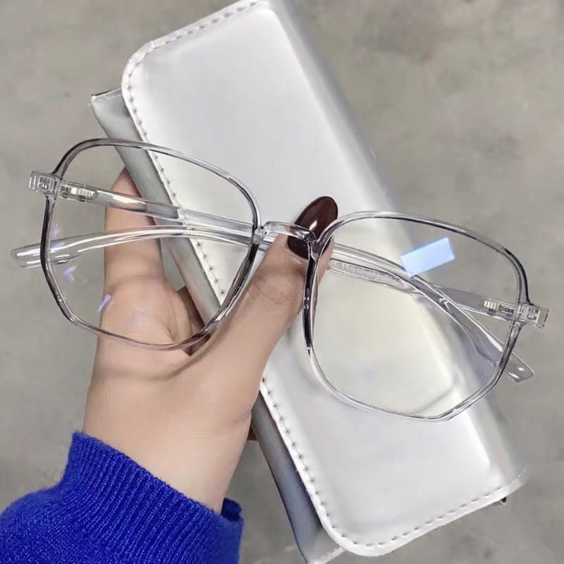 Occhiali da gioco per computer quadrati anti luce blu retrò alla moda con montatura trasparente da uomo e da donna_voghion.com
