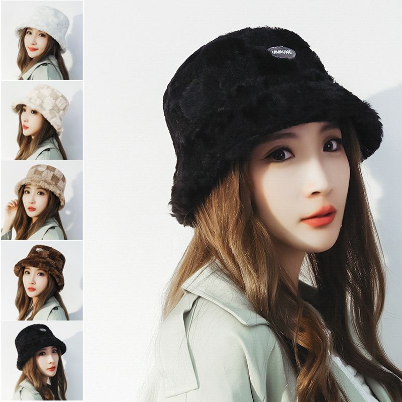 Heißer Verkauf Bleiben Sie diesen Herbst und Winter mit unserem Checkerboard Bucket Fisherman Hat warm und stilvoll_voghion.com