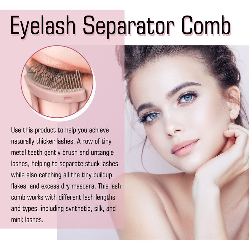 Filtre à cils, beau peigne séparateur, sépare les touffes de cils, adhère, recourbe et embellit les cils multifonctions_voghion.com