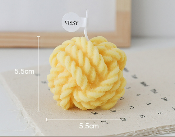 Teddy-Kerze, niedlicher Simulationsstil, Duft, Handgeschenk, Duftkerze, Dekoration, kleine Verzierung_voghion.com