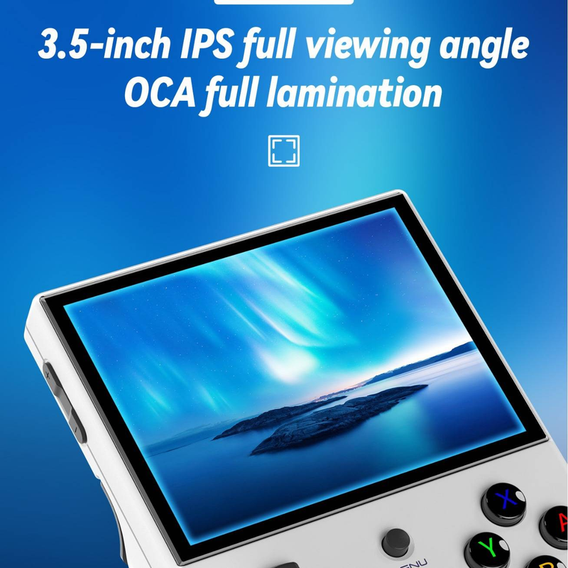 ANBERNIC RG35XX Plus Portable Video Game Console 3.5inch IPS Screen Classic Handheld Game Playe Gifts_voghion.com