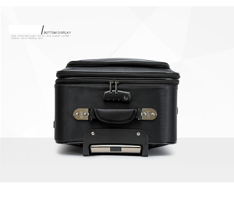 Luggage Bags Large Capacity Luggage Men's Sturdy Trolley Case Oxford Bouvan Wheel Password Suitcase Children's Leather Suitcase_voghion.com
