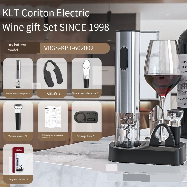 Apribottiglie per vino classico in acciaio inossidabile, apribottiglie elettrico automatico per vino_voghion.com