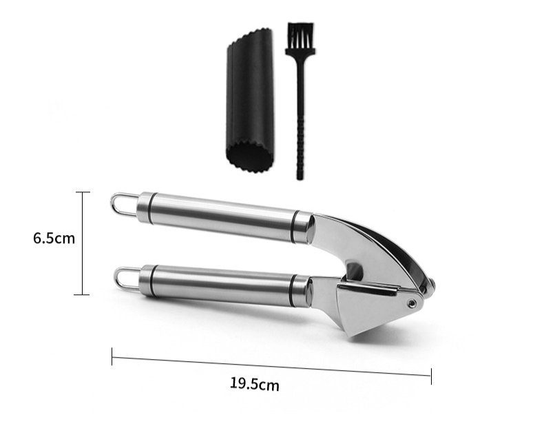 Stainless Steel Garlic Press Garlic Crusher Garlic Crusher Multi Function Garlic Mash Stirring Kitchen Gadget_voghion.com