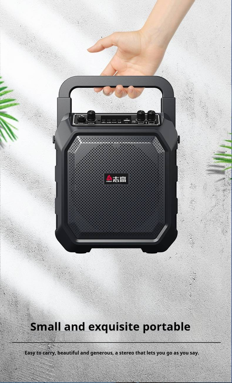 Taşınabilir Bluetooth Hoparlör - Derin Baslı Yüksek Güçlü Açık Hava/Ev Hoparlörü (Yüksek Ses, Uzun Pil Ömrü, Su Geçirmez Tasarım)_voghion.com