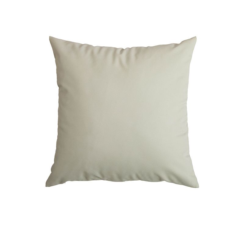 Fodera per cuscino in similpelle di lusso - Cuscino per divano moderno con trama a litchi, 45x45 cm, elegante decorazione per la camera da letto_voghion.com