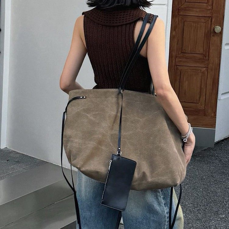 Sac à main en cuir de vache, design de niche 2025, sac à bandoulière multifonctionnel de grande capacité pour femmes, décontracté, polyvalent et simple_voghion.com