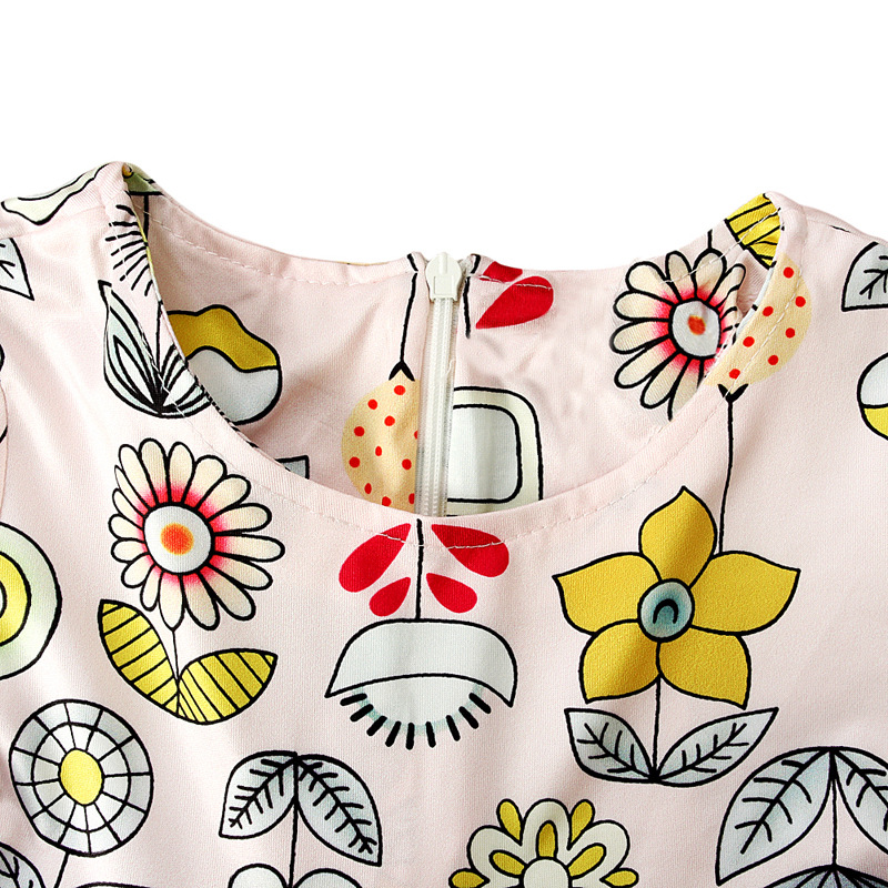 Babykleeder Kanner a Meedercher laangärmlech Blummenkleed Gottesdéngschtkleed + Kappduch zweedeeleg Kannerkleeder Ins_voghion.com