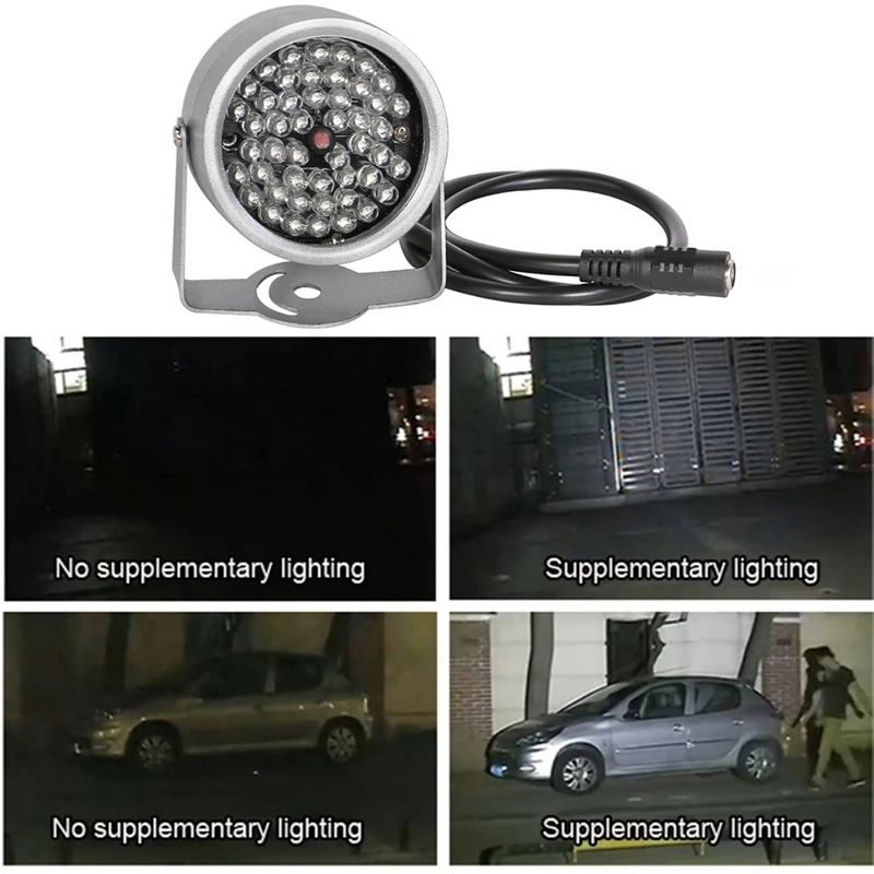 48IR 48 LED Luce di riempimento a infrarossi Lampada ausiliaria di monitoraggio_voghion.com