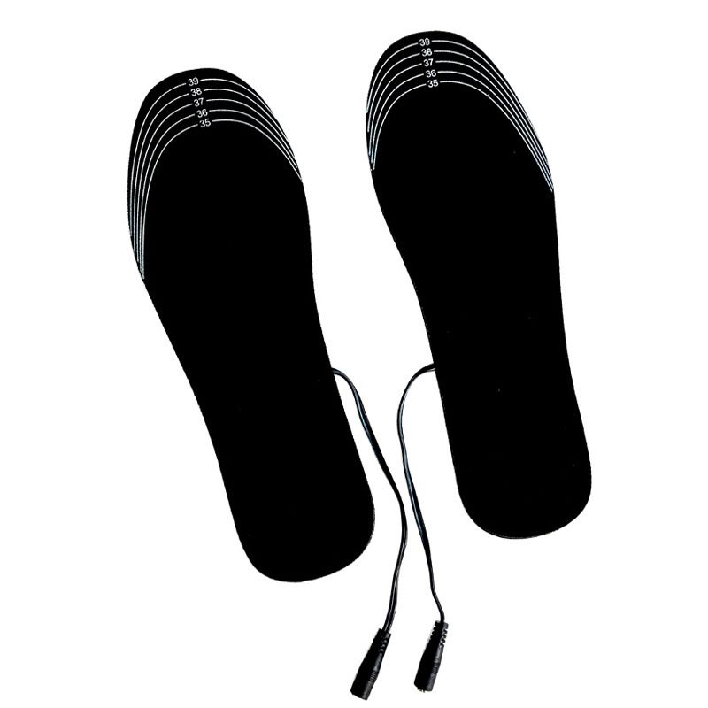 USB heating insole electric heating foot warmer rechargeable heating washable size cutting factory direct sales_voghion.com