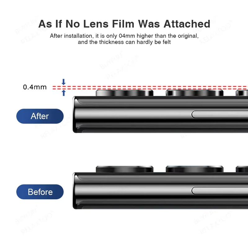 Für Samsung Galaxy S25 Ultra Plus S23 S24 Ultra Kameraobjektivschutz Gehärtetes Glas Kameraabdeckung Displayschutz Metallkratz_voghion.com